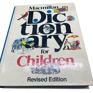 Macmillan Dictionary for children revised edition hardcover book 1982 READ